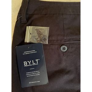 BYLT Premium Basics Chino Pant Black Sz M NWT